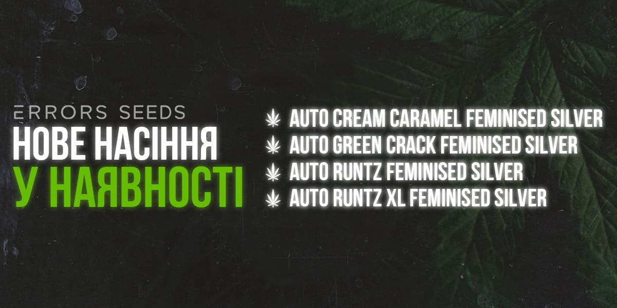 Пополнение семян Errors Seeds Silver!