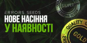 Пополнение семян Errors Seeds Silver и Errors Seeds Gold!